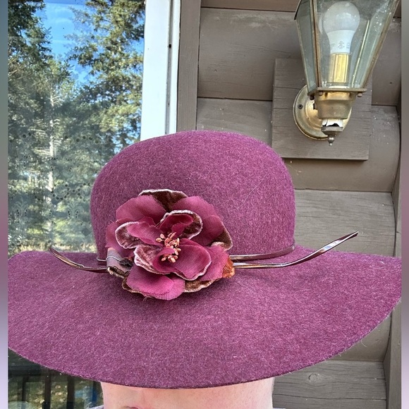 Banana Republic 100% Wool Fedora Hat 🇮🇹 Made in Italy | Vintage Quiet Luxury - Picture 5 of 11